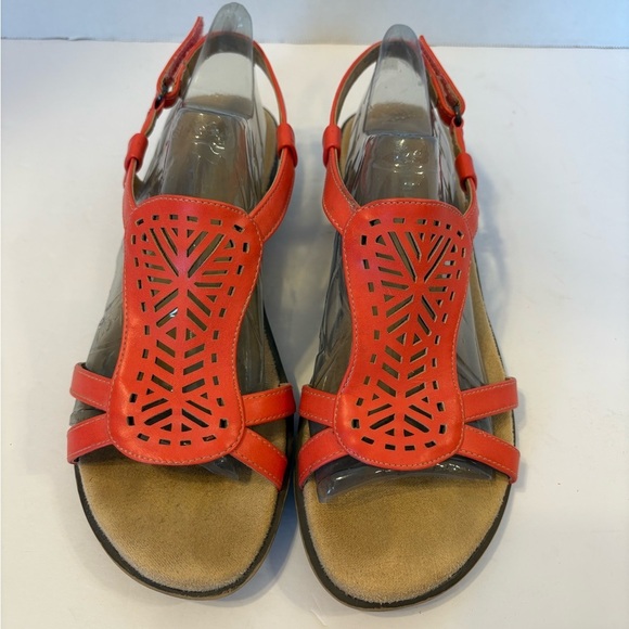 Naturalizer Jarreau Orange open toe sandals size 9 M - Picture 1 of 11